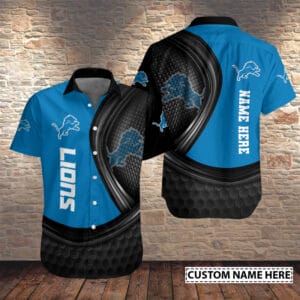 Detroit Lions Personalized Button Shirt AZC05
