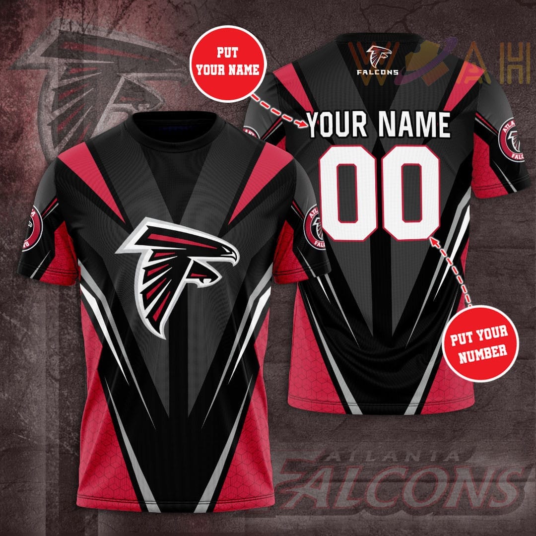 Atlanta Falcons Personalized 3D T-shirt BG346