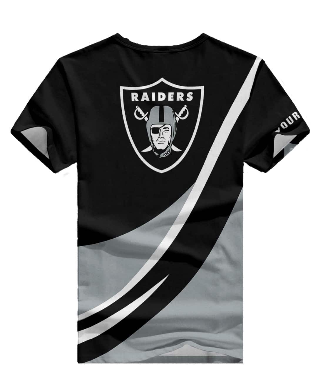 Las Vegas Raiders Personalized V-neck Women T-shirt BG547 - Image 2