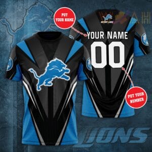 Detroit Lions Personalized 3D T-shirt BG367