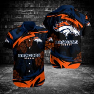Denver Broncos Button Shirt BG169