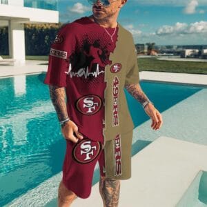 San Francisco 49ers T-shirt and Shorts BG37