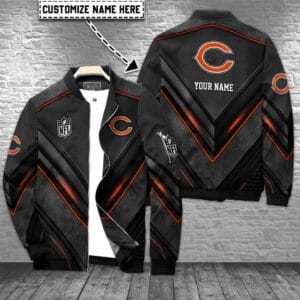 Chicago Bears Personalized Bomber Jacket AZCBJ048