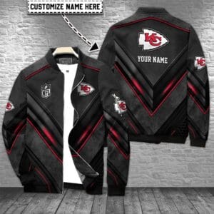 Kansas City Chiefs Personalized Bomber Jacket AZCBJ049