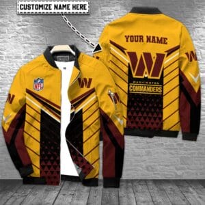Washington Commanders Personalized Bomber Jacket BG946