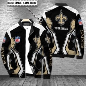 New Orleans Saints Personalized Bomber Jacket BGBBJ963