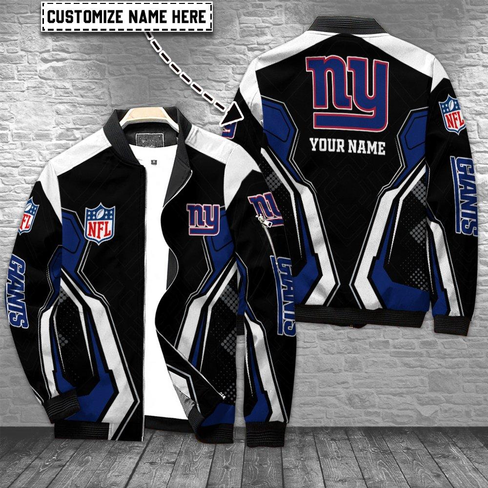 New York Giants Personalized Bomber Jacket BGBBJ979