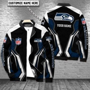 Seattle Seahawks Personalized Bomber Jacket BGBBJ981