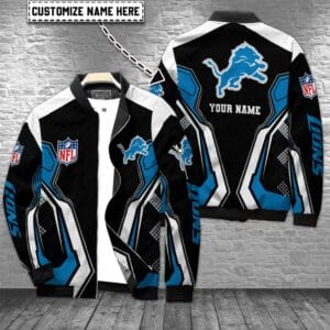 Detroit Lions Personalized Bomber Jacket BGBBJ984