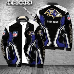 Baltimore Ravens Personalized Bomber Jacket BGBBJ995