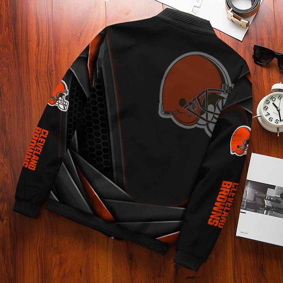 Cleveland Browns Bomber Jacket 371 - Image 2