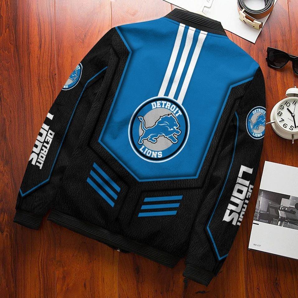 Detroit Lions Bomber Jacket 279 - Image 2