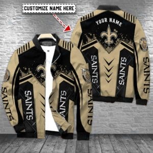 New Orleans Saints Personalized Bomber Jacket BG370