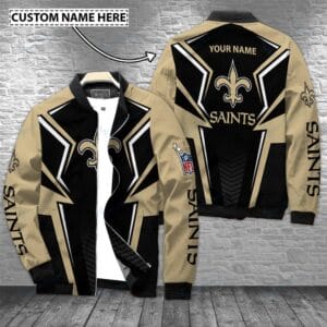 New Orleans Saints Personalized Bomber Jacket BG480