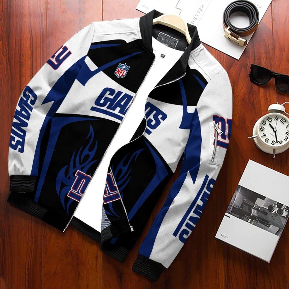 New York Giants Personalized Bomber Jacket BG666 - Image 2