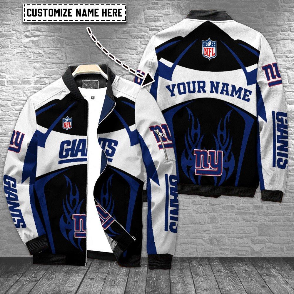 New York Giants Personalized Bomber Jacket BG666