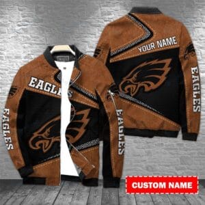 Philadelphia Eagles Personalized Bomber Jacket BG469