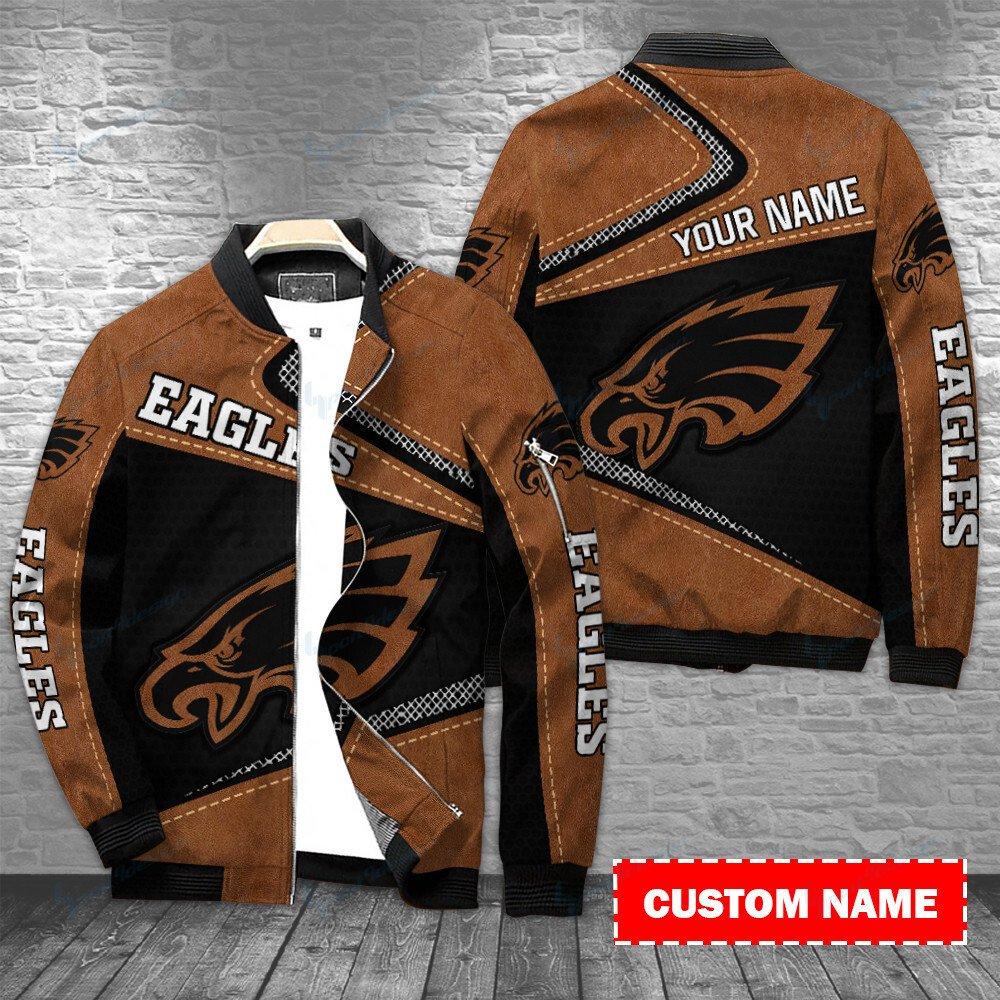 Philadelphia Eagles Personalized Bomber Jacket BG469