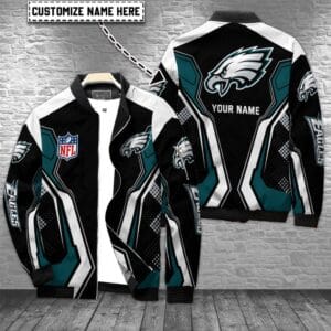 Philadelphia Eagles Personalized Bomber Jacket BG627