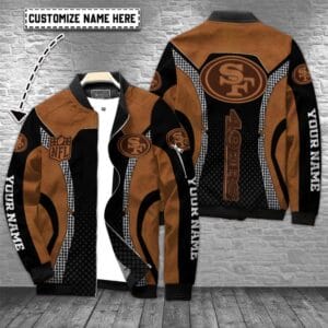 San Francisco 49ers Personalized Bomber Jacket BG726