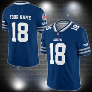 Indianapolis Colts Personalized V-neck Football Jersey Sport Gifts For Fan AZCVFJ050