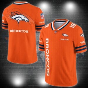 Denver Broncos Personalized V-neck Football Jersey Sport Gifts For Fan AZCVFJ023