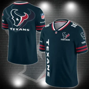 Houston Texans Personalized V-neck Football Jersey Sport Gifts For Fan AZCVFJ020