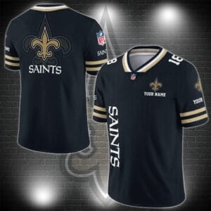 New Orleans Saints Personalized V-neck Football Jersey Sport Gifts For Fan AZCVFJ011