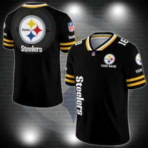 Pittsburgh Steelers Personalized V-neck Football Jersey Sport Gifts For Fan AZCVFJ007