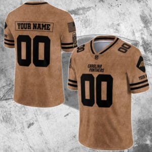 Carolina Panthers Personalized V-neck Football Jersey Sport Gifts For Fan AZCVFJ069