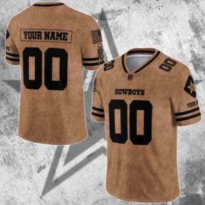 Dallas Cowboys Personalized V-neck Football Jersey Sport Gifts For Fan AZCVFJ073