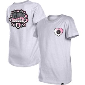 Inter Miami CF 5th & Ocean by New Era Girls Youth Color Changing T-Shirt White
