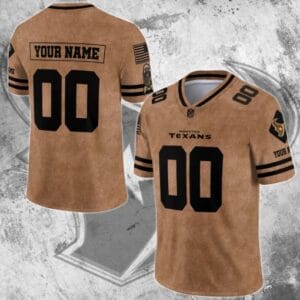 Houston Texans Personalized V-neck Football Jersey Sport Gifts For Fan AZCVFJ077
