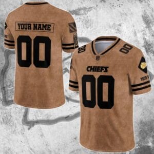 Kansas City Chiefs Personalized V-neck Football Jersey Sport Gifts For Fan AZCVFJ080