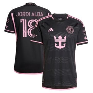 Jordi Alba Ramos Inter Miami CF 2024 La Noche Player Jersey Black