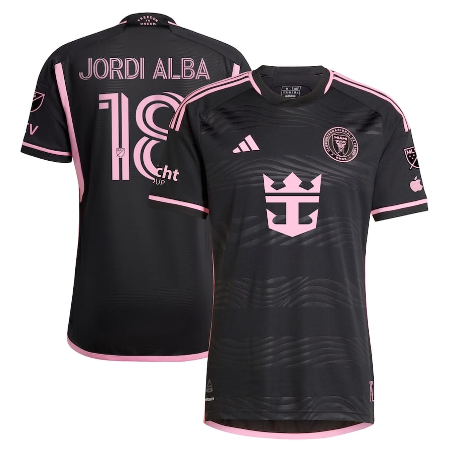 Jordi Alba Ramos Inter Miami CF 2024 La Noche Player Jersey Black