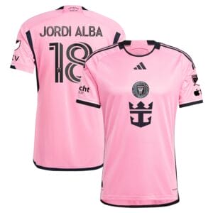 Jordi Alba Ramos Inter Miami CF 2024 2getherness Player Jersey Pink