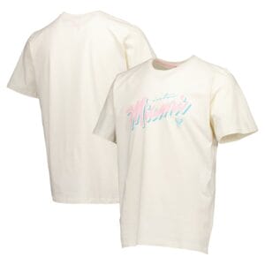 Inter Miami CF Script Quintessential Heavyweight Relaxed T-Shirt Cream