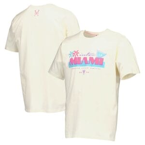 Inter Miami CF Vice Quintessential Heavyweight Relaxed T-Shirt Cream
