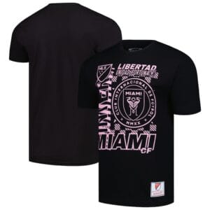 Inter Miami CF Mitchell & Ness Striker T-Shirt Black