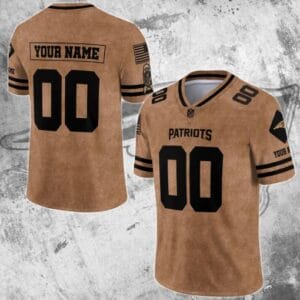 New England Patriots Personalized V-neck Football Jersey Sport Gifts For Fan AZCVFJ086