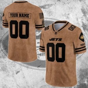 New York Jets Personalized V-neck Football Jersey Sport Gifts For Fan AZCVFJ089