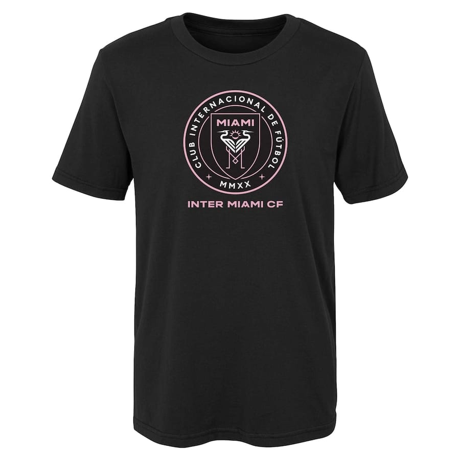 Inter Miami CF Preschool Primary Logo T-Shirt Black