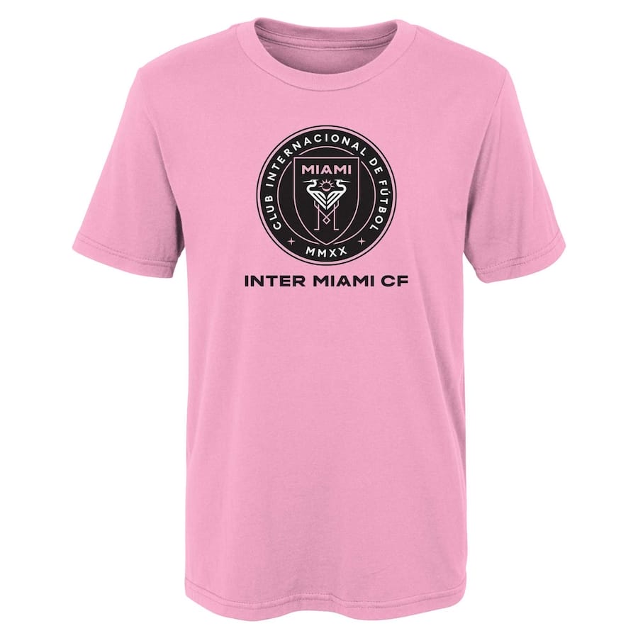 Inter Miami CF Preschool Primary Logo T-Shirt Pink