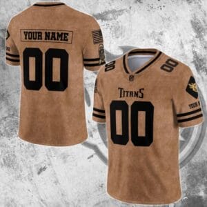 Tennessee Titans Personalized V-neck Football Jersey Sport Gifts For Fan AZCVFJ095