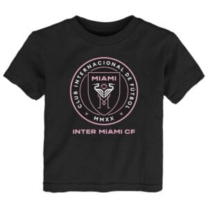 Inter Miami CF Toddler Primary Logo T-Shirt Black
