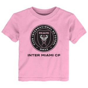 Inter Miami CF Toddler Primary Logo T-Shirt Pink