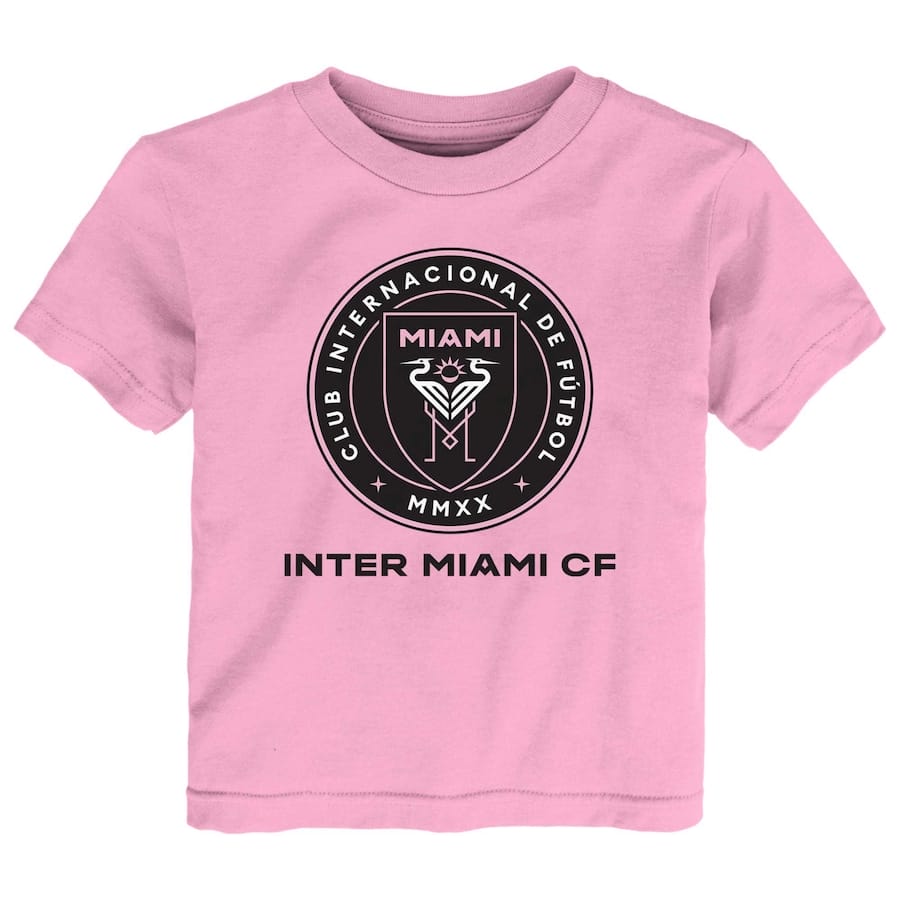 Inter Miami CF Toddler Primary Logo T-Shirt Pink