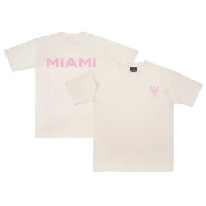 Inter Miami CF Peace Collective Unisex Essentials T-Shirt Cream