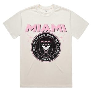 Inter Miami CF Peace Collective Unisex Vintage T-Shirt Cream